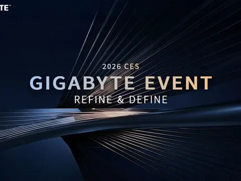 GIGABYTE ra mắt triết lý "Refine & Define" định hình tương lai điện toán AI tại CES 2026