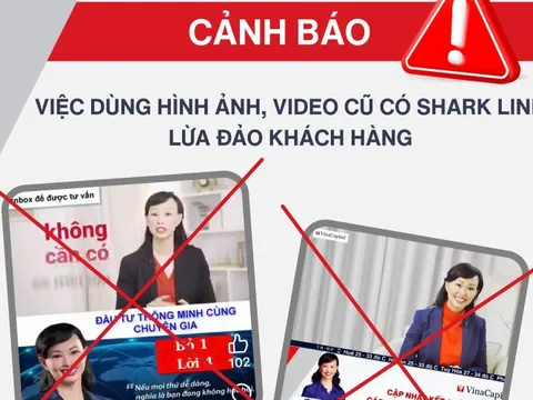 Cảnh báo chiêu mạo danh VinaCapital, Shark Linh để lừa đảo đầu tư