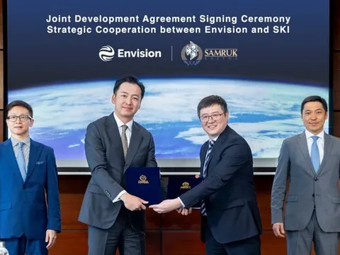 Envision hợp tác với Samruk-Kazyna Invest của Kazakhstan nhằm mở rộng lưu trữ năng lượng và thúc đẩy tăng trưởng năng lượng tái tạo tại Trung Á