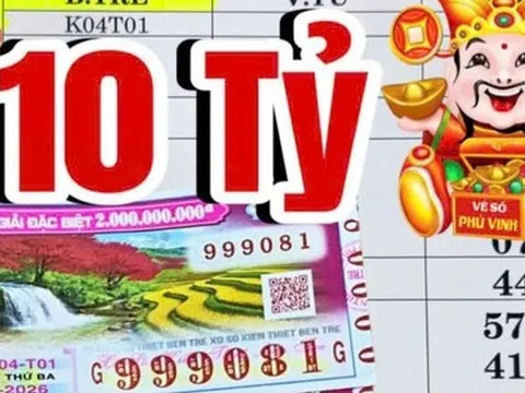 Xổ số miền Nam: Sáng 28-1, lộ diện người phụ nữ trúng độc đắc 10 tỉ đồng