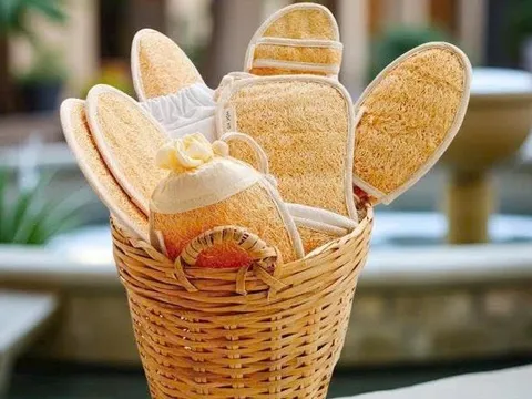 Quà Tết từ xơ mướp đắt hàng, doanh nghiệp “full” đơn