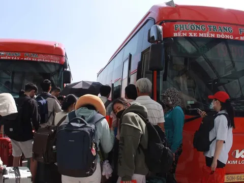 Cao điểm cận Tết, Bến xe Miền Đông mới tăng cường 100 xe mỗi ngày