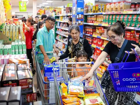 Người dân TP.HCM đổ xô sắm Tết, siêu thị mở cửa đến đêm 0