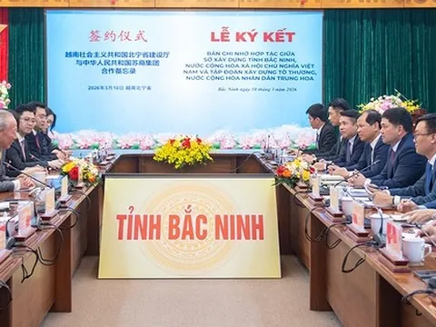 Bắc Ninh đón tin vui: Tập đoàn xây dựng hàng đầu Trung Quốc cam kết rót 3,5 tỷ USD vào tỉnh trong 5 năm tới