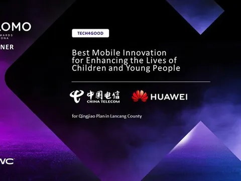 Huawei và China Telecom giành Giải thưởng GLOMO của GSMA nhờ sáng kiến nâng cao cuộc sống cho trẻ em và thanh thiếu niên