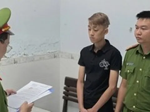 Thực hiện lệnh bắt tạm giam Trần Ngọc Quang Khải 18 tuổi