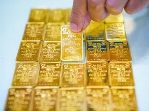 Giá vàng miếng SJC tăng trở lại vào cuối ngày 20-3