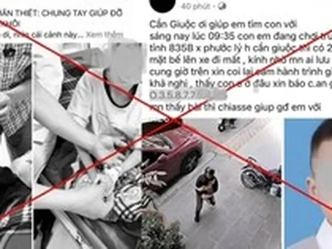 Cảnh báo nóng: Dàn dựng bắt cóc trẻ em để kêu gọi từ thiện, sự thật gây phẫn nộ