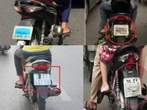 Công an ra cảnh báo nóng liên quan đến biển số xe