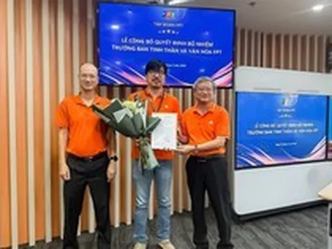 "Giáo sư Xoay" Đinh Tiến Dũng được bổ nhiệm vị trí Trưởng ban Tinh thần và Văn hóa FPT