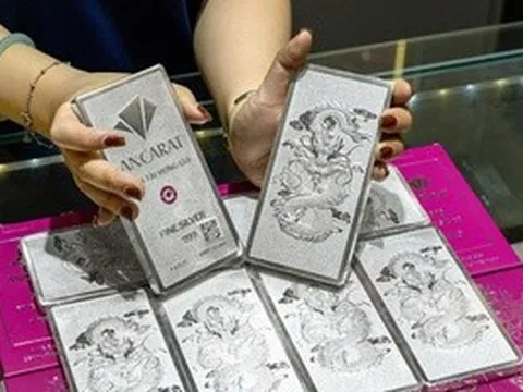 Giá bạc hôm nay 1-4: Bạc SBJ, Ancarat, Phú Quý lên gần 3 triệu đồng/lượng