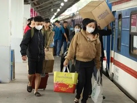 Ngành đường sắt tăng tải dịp lễ 30-4 và 1-5 sắp tới