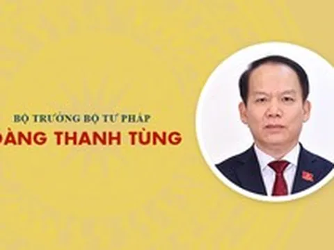 Infographic: Sự nghiệp Bộ trưởng Bộ Tư pháp Hoàng Thanh Tùng