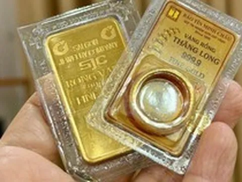 Ngày 8/4: Giá vàng tăng 2,7 triệu đồng mỗi lượng