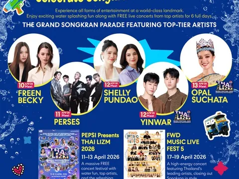 centralwOrld tái khẳng định vị thế là điểm đến lễ hội Songkran đẳng cấp quốc tế với đại lễ "Songkran Culturtainment 2026".