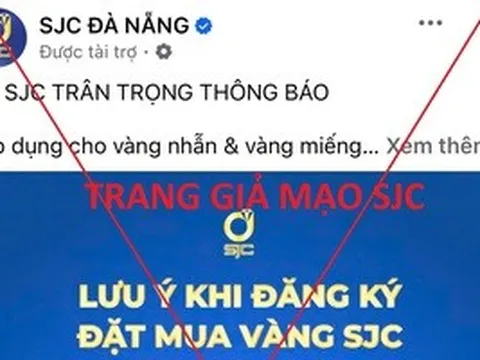 Công ty SJC thông báo khẩn sau khi fanpage bị tấn công