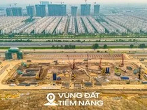 Cận cảnh dự án nằm giữa ba đại đô thị hơn 10 tỷ USD, hưởng lợi từ Vành đai 4 và cầu vượt sông Hồng