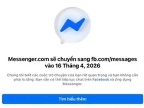 Từ hôm nay, Facebook chính thức khai tử Messenger.com