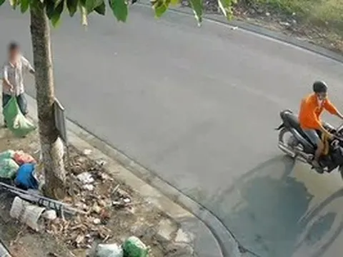 Phát hiện qua camera, 2 người vứt rác bị phạt mỗi người 1,5 triệu đồng