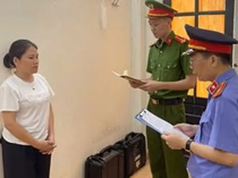 Thi hành lệnh bắt tạm giam Giám đốc Trần Thị Thân SN 1984