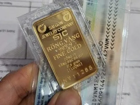 Sáng 23-4, giảm liên tiếp, giá vàng xuống thấp nhất trong nhiều tuần