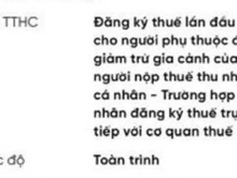 Hướng dẫn đăng ký mới, thay đổi thông tin người phụ thuộc trên Etax Mobile