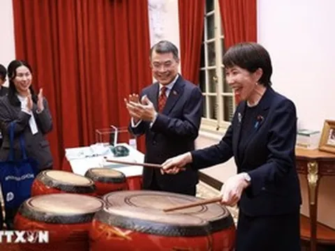 Thủ tướng Lê Minh Hưng chủ trì chiêu đãi trọng thể Thủ tướng Nhật Bản Takaichi Sanae
