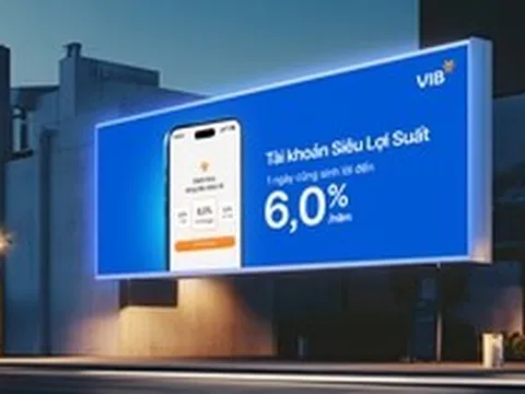 Siêu Lợi Suất VIB sinh lời mỗi ngày đến 6%/năm: Không còn lý do để tiền nhàn rỗi ngủ quên