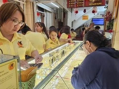 Sáng 9-5, giá vàng miếng SJC, vàng nhẫn cao nhất trong 1 tuần