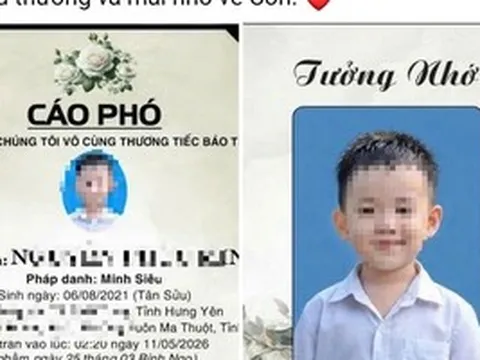 Con trai 6 tuổi tử vong vì viêm màng não, lời tiễn biệt nghẹn lòng của người mẹ