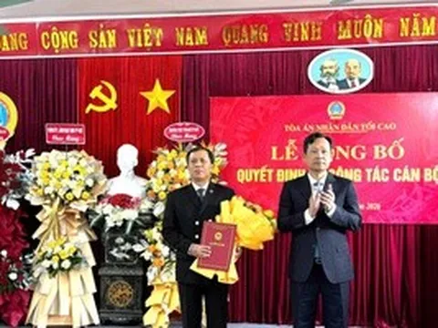 Ông Đặng Quốc Lộc được bổ nhiệm Chánh án TAND TP Huế trong nhiệm kỳ 5 năm