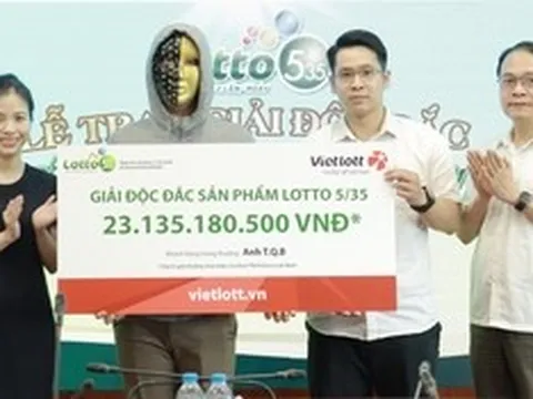 Nam nhân viên ngân hàng mất ngủ cả đêm vì trúng độc đắc hơn 23 tỷ
