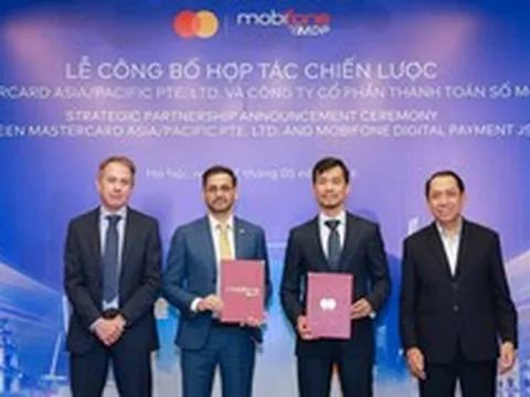 Công ty Cổ phần Thanh toán số MobiFone (MDP) bắt tay Mastercard thúc đẩy nền kinh tế số