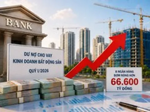 8 ngân hàng bơm thêm 66.000 tỷ cho kinh doanh bất động sản: Gần một nửa đến từ nhà băng tư nhân lớn nhất hệ thống