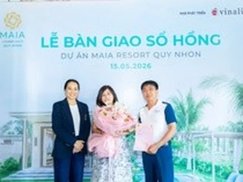 VinaLiving bắt đầu bàn giao giấy chứng nhận quyền sở hữu nhà ở dự án Maia Resort Quy Nhon