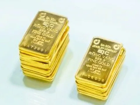 Giá vàng miếng SJC gần mức 164 triệu đồng/lượng