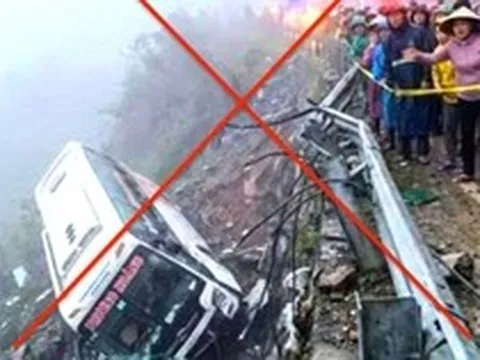 Thông tin 'lật xe khách làm 18 người chết trên đèo Phượng Hoàng' là bịa đặt