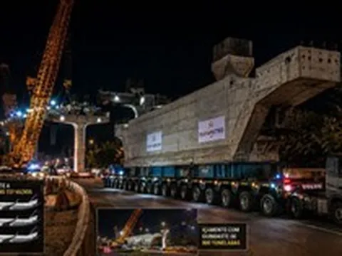 Phát hiện các 'quái thú' bê tông cốt thép nặng 120 tấn, di chuyển chậm 10 km/h xuyên thành phố suốt đêm, phục vụ nhiệm vụ đặc biệt dưới lòng đô thị