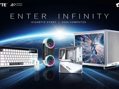 GIGABYTE EVENT ra mắt hệ sinh thái sản phẩm toàn diện với chủ đề "ENTER INFINITY" tại COMPUTEX 2026