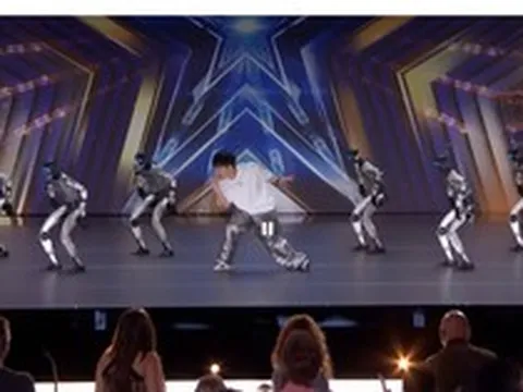 Robot hình người nhảy nhạc Lady Gaga trên sân khấu America’s Got Talent gây bão tại Mỹ