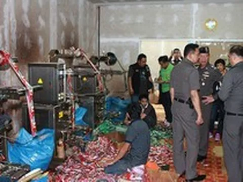 Đột kích một kho hàng, công an phát hiện đường dây sản xuất matcha và cà phê giả, tịch thu hơn 1 triệu sản phẩm