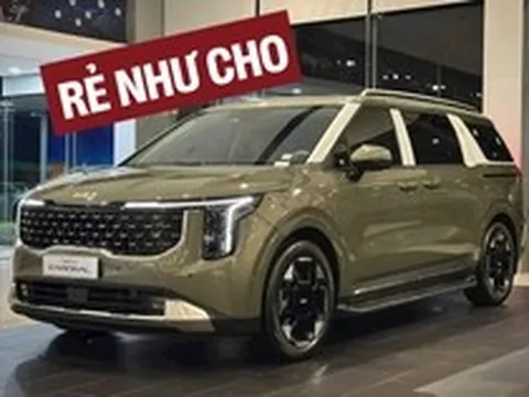 Giá Kia Carnival chạm 'đáy' ở đại lý: Giảm tới 150 triệu đồng, bản 'full option' rẻ ngang bản thấp