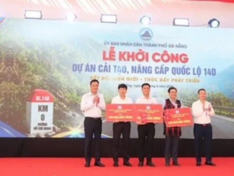 Khởi công dự án hơn 4.500 tỉ đồng nâng cấp Quốc lộ 14D ở Đà Nẵng