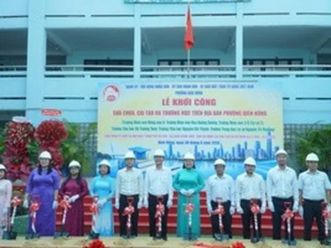 Phường Diên Hồng, TPHCM khởi công sửa chữa, cải tạo cùng lúc 6 trường học