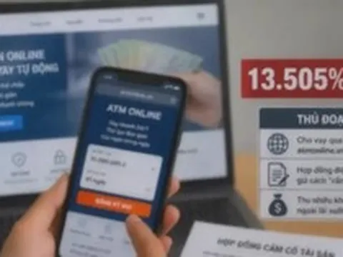 Ổ nhóm tín dụng đen lãi suất 13.500%/năm núp bóng dịch vụ cầm đồ