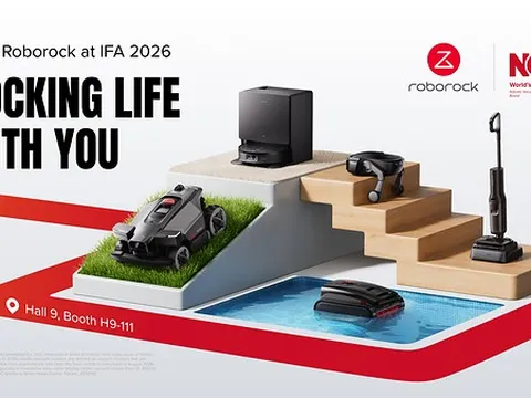 Roborock định nghĩa lại công nghệ làm sạch lấy người dùng làm trung tâm tại IFA 2026: Ra mắt hệ sinh thái toàn diện từ phòng khách đến hồ bơi