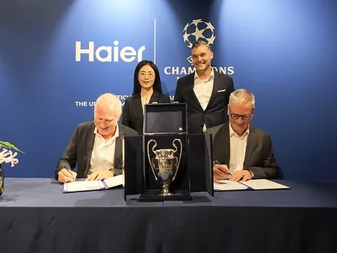 Haier công bố quan hệ hợp tác toàn cầu với UEFA Champions League