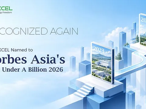 SINEXCEL được vinh danh trong danh sách Best Under A Billion 2026 của Forbes Asia lần thứ hai