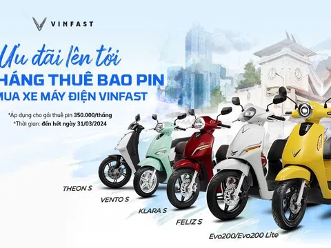 VINFAST ƯU ĐÃI HẤP DẪN CHO KHÁCH HÀNG MUA XE MÁY ĐIỆN TRONG THÁNG 3