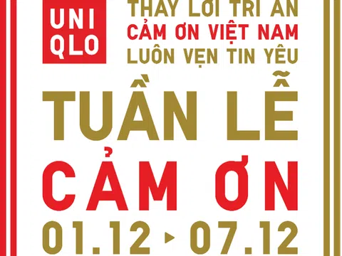 UNIQLO mang đến Tuần Lễ Cảm Ơn